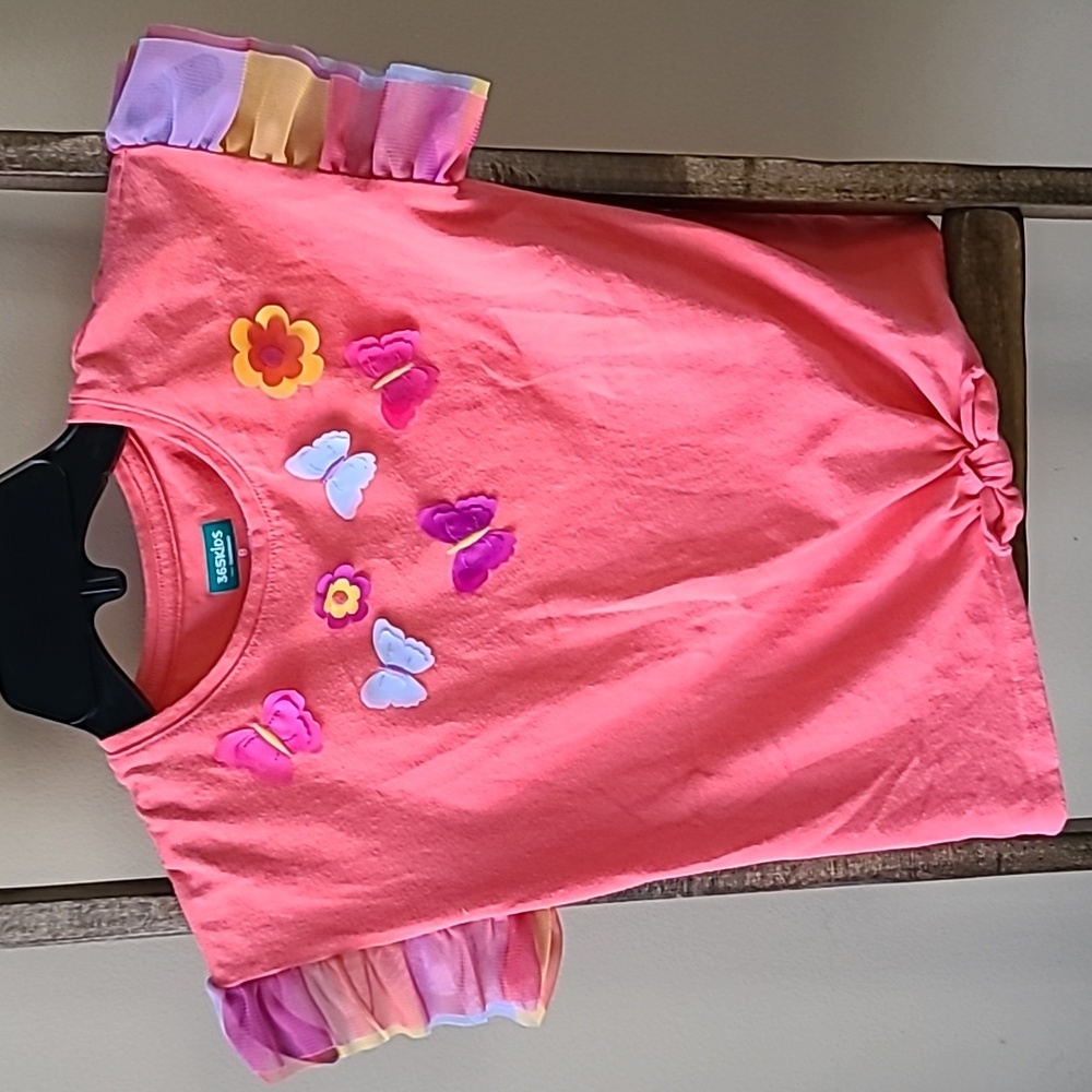 Girls butterfly shirt